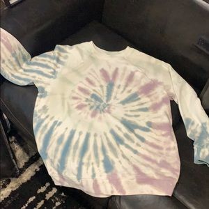VICTORIA’S SECRET PINK OS TIE DYED SWEATSHIRT